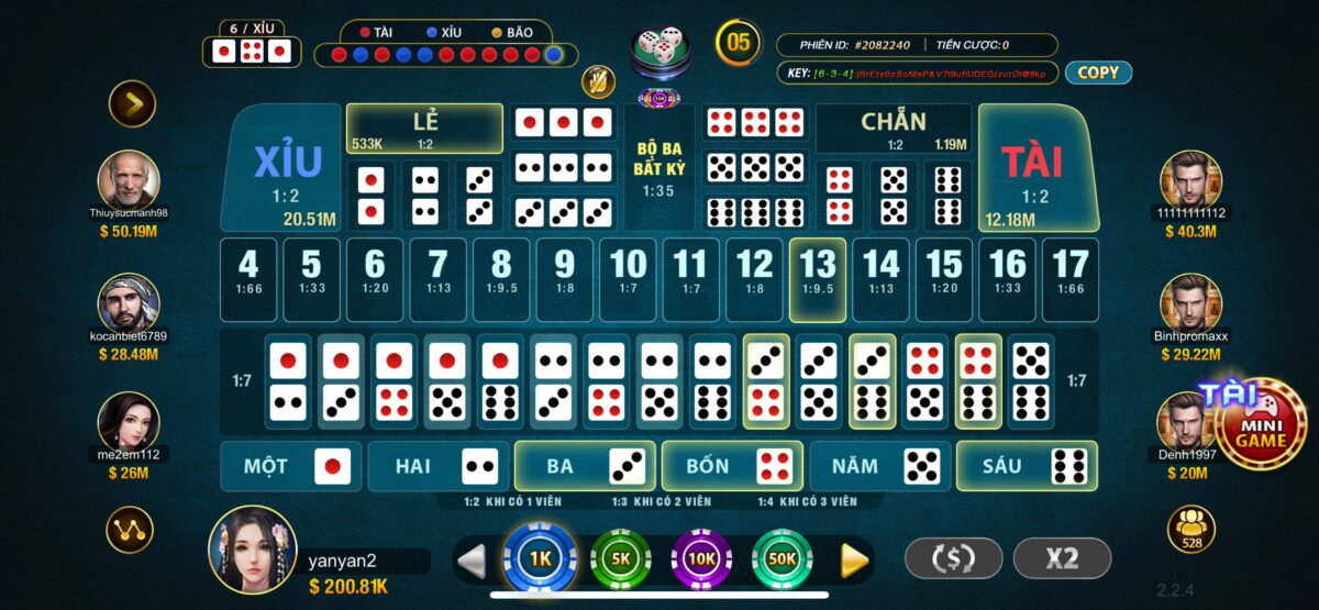 Chơi Sicbo Tài Xỉu Tại HitClub - Cổng Game Uy Tín Hàng Đầu