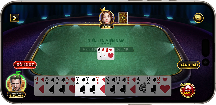 Tiến lên miền Nam - Game bài giải trí hấp dẫn tại HitClub